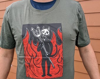 T-shirt Day of the Dead Devil GRATIS VERZENDING