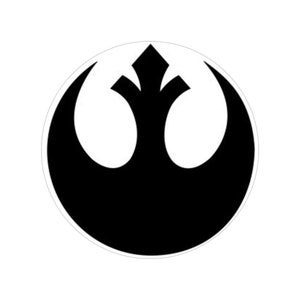 Rebel Alliance Symbol Vinyl Decal Sticker | Star Wars