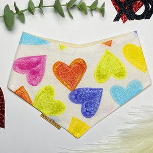 PRETTY IN PAISLEY | pet bandana personalised dog bandana cat bandana snap on valentines gift for dog mum accessories for pet scrunchie