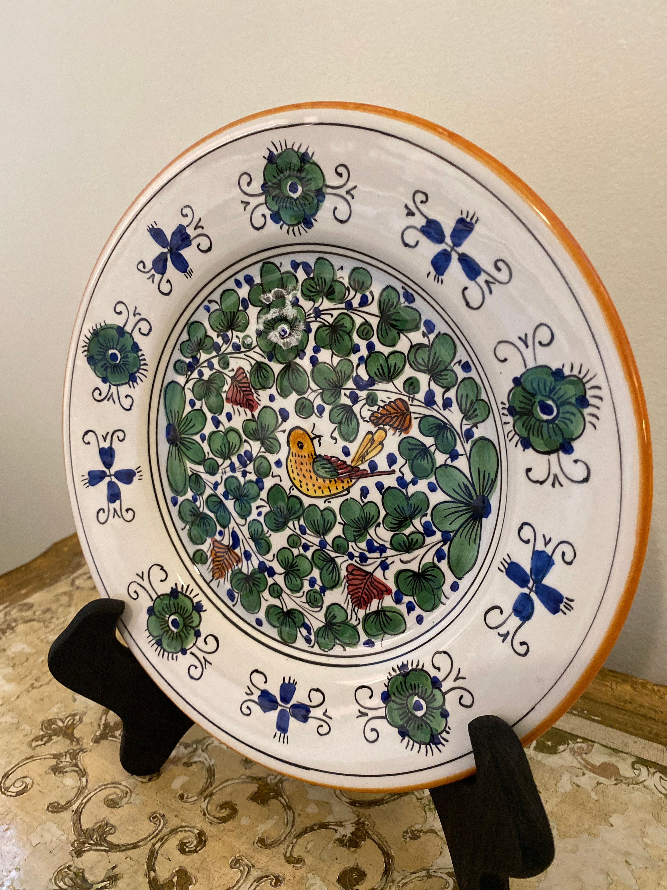 Italian pottery parmesan grater, Deruta Ceramics