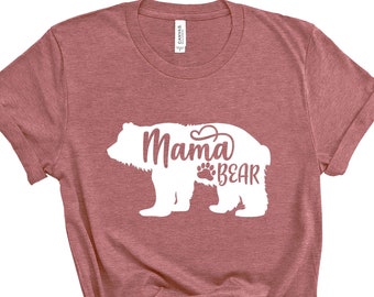 Mama Bear Shirt, New Mom Shirt, Pregnancy Announcement Shirt,  Mom-Life Shirt, Gift For Mothers, Mama Bear Gift, Animal Lover Shirt