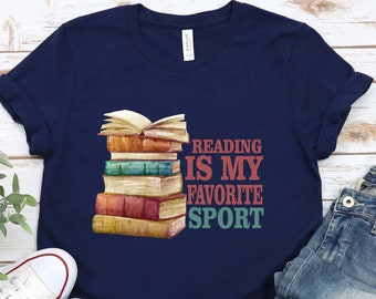 Reading Is My Favorite Sport Tshirt Read Book Lover Gift Tee Reading Is My Favorite Sport Tshirt Read Book Lover Gift Tee