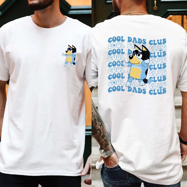 Cool Dads Club Shirt for Men, Funny Dad Tshirt, Pregnancy Announcement, Blue Cool Dads Shirt for New Dad, Father Gifts, Fathers Day Shirt