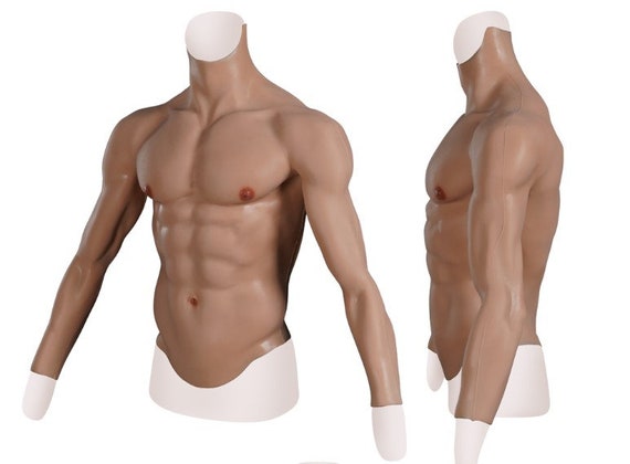 Awakenedyou Silicone Muscle Shirt With Full Arms Silicone Prosthetics for  Cosplay, Men & Transgender FTM, Drag Kings and Crossdressers -  Israel