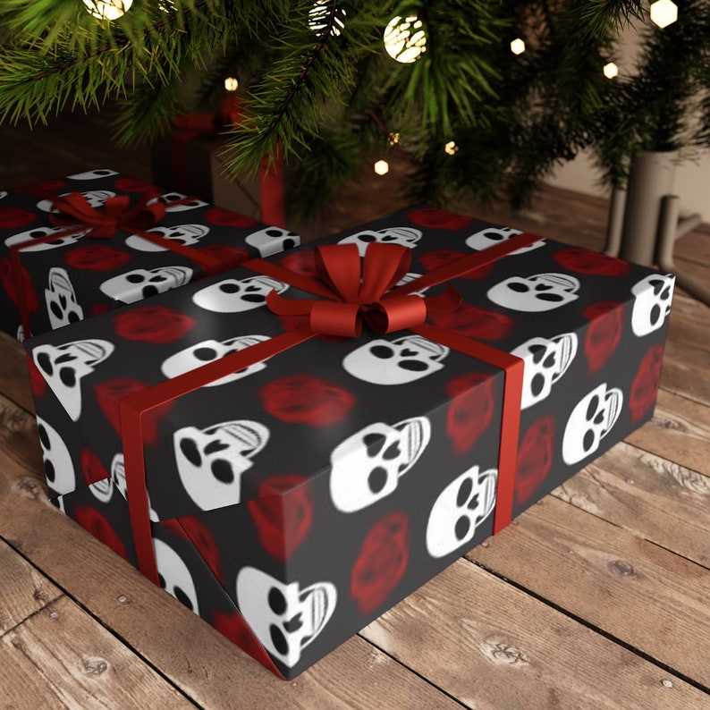 Gothic Christmas Wrapping Paper 