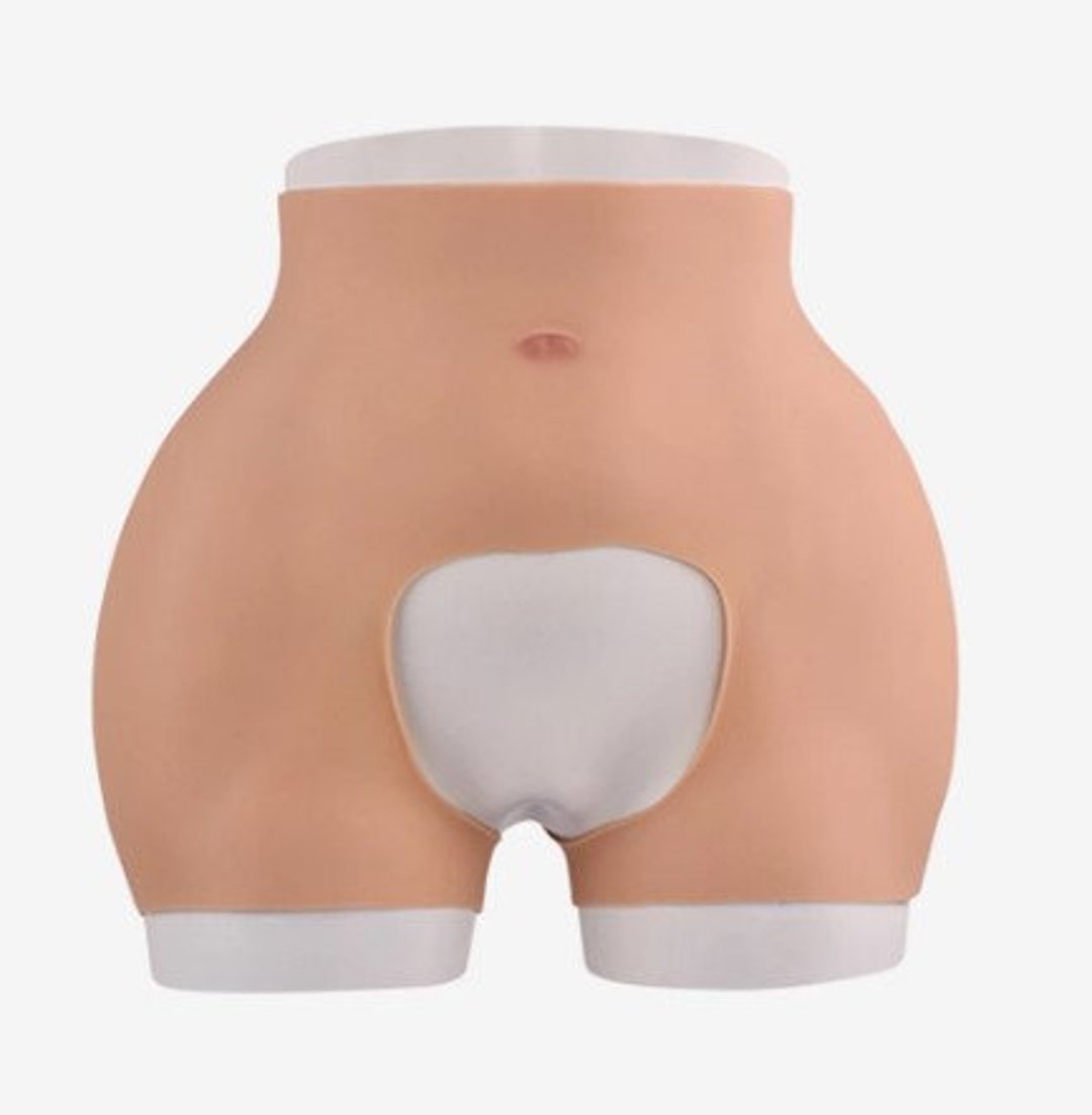Awakenedyou Open Crotch Silicone Hip and Butt Pad Shorts 6 Colors Silicone  Prosthetics 6 Colors for Transgender MTF, Drag Queens 