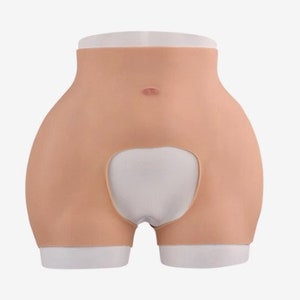 Women Silicone Tight Panty Shaper Hips Buttocks Panties Underwear 2xl 1000g