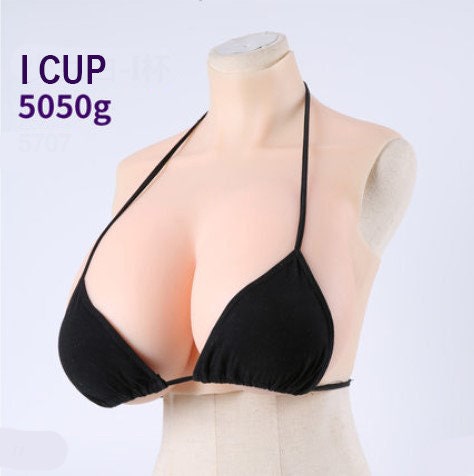 IVITA F Cup Silicone Breast Form Crossdress Breast Plate