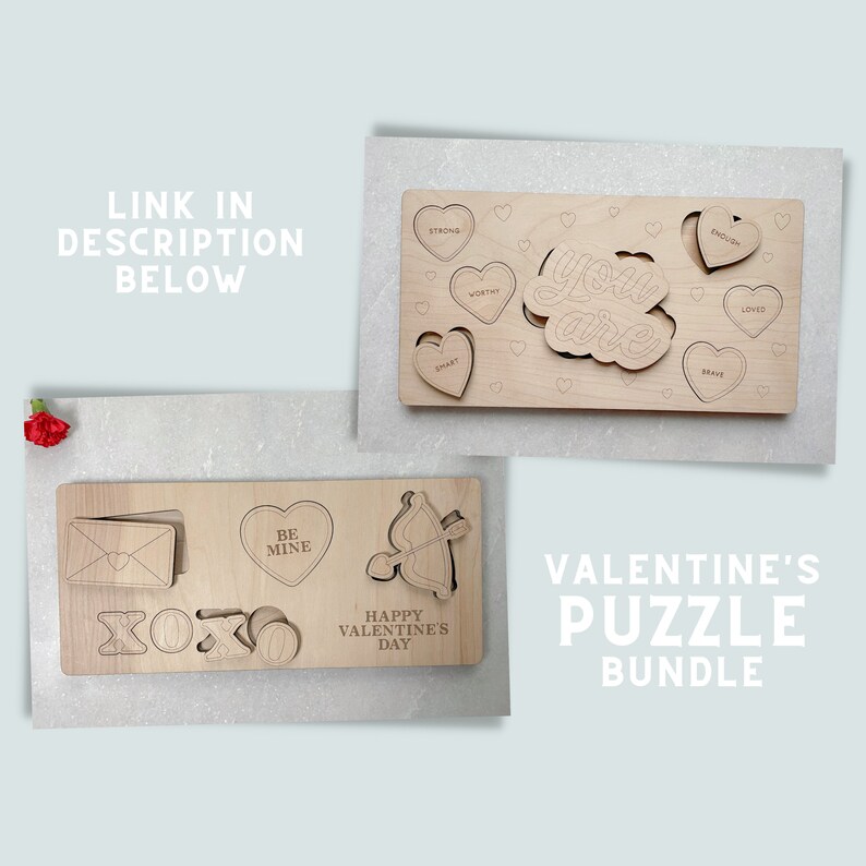 Affirmation Puzzle SVG Laser File Cut Digital File for Glowforge ...
