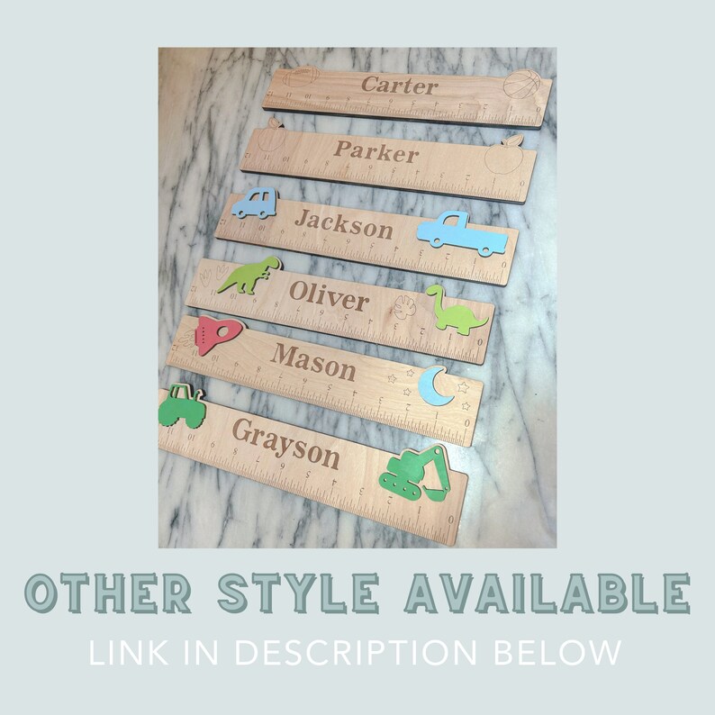 Ruler File SVG Laser File Cut Digital File for Glowforge | Kids School ...