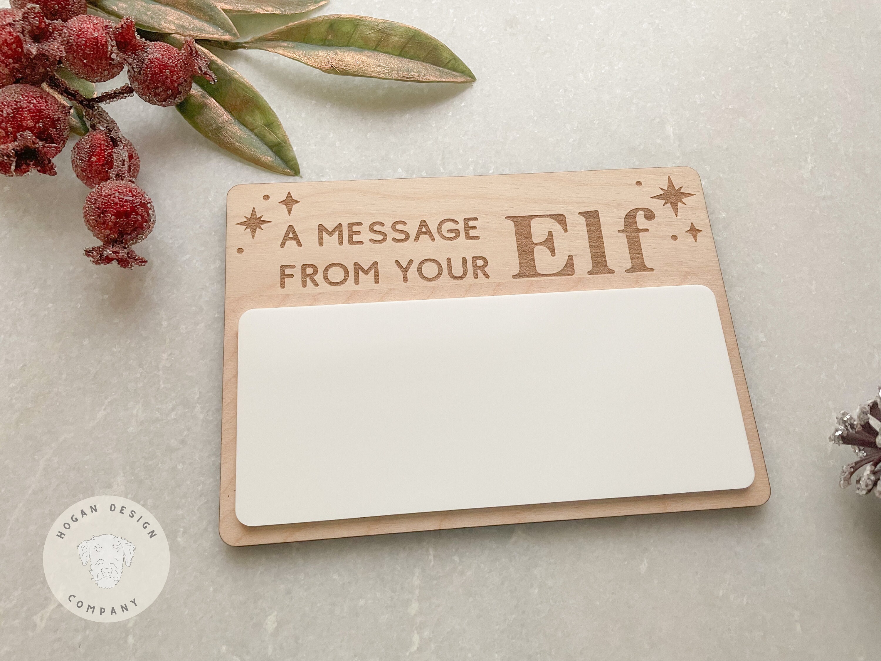 Dry Erase Elf Message Board SVG File Christmas Elf Magical Etsy