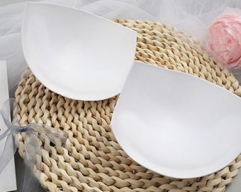 Hard bra cups Dressmaking insert sew on push up bra pads