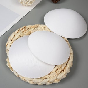 Round shape Sew in Bra Cups Pad bust thin sponge cups