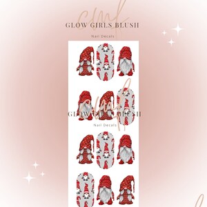 Christmas Gomes nail decals