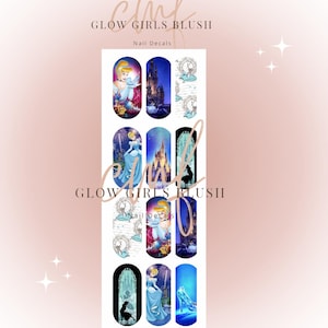 Cinderella water decals