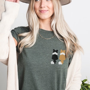 Border Collie Shirt for Dog Lover Gift for Border Collie Lover Shirt for Dog Owner Embroidery Gift For Border Collie Owner T-shit Shirt