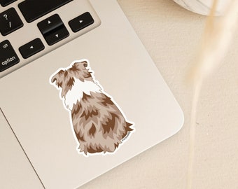Australian Shepherd Sticker Red Merle Australian Shepherd Decal For Aussie Lover Gift For Australian Shepherd Owner Gift For Dog Lover Decal