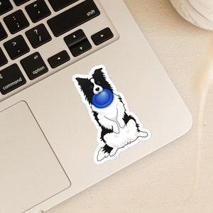 Border Collie sticker voor Border Collie minnaar waterdichte sticker voor Border Collie eigenaar schattige hond sticker Border Collie cadeau leuke hond sticker