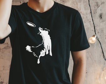 Border Collie Shirt for Disc Dog Lover Gift for Border Collie Lover Shirt for Agility Dog Lover Border Collie Gift for Border Collie Owner