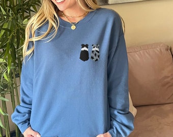 Australian Shepherd Sweatshirt Aussie Gift Custom Australian Shepherd Shirt Aussie Lover Shirt Custom Aussie Gift Blue Merle Aussie