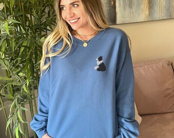 Border Collie Sweatshirt Border Collie Shirt for Border Collie Owner Border Collie Gift for Dog Lover Border Collie Embroidery Gift