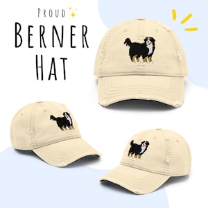 Bernese Mountain Dog Hat Bernese Lover Hat for Bernese Mountain Dog Owner Bernese Dog Hat for Dog Lover Bernese Gift for Berner Lover