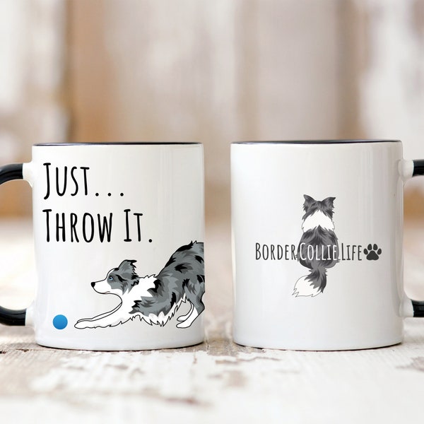 Border Collie Mug Border Collie Coffee Mug for Border Collie Owner Border Collie Gift for Dog Lover Gift For Dog Parent Dog Mom Dog Dad