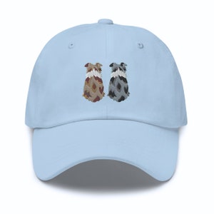 Australian Shepherd Hat Aussie Lover Gift for Aussie Owner Hat for Dog Lover Aussie Dog Embroidery Australian Shepherd Art Aussie Gift