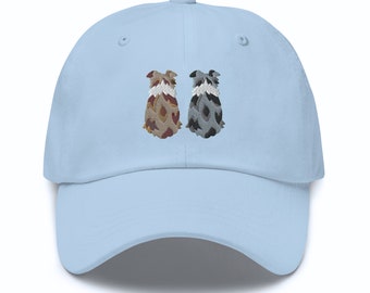 Australian Shepherd Hat Aussie Lover Gift for Aussie Owner Hat for Dog Lover Aussie Dog Embroidery Australian Shepherd Art Aussie Gift