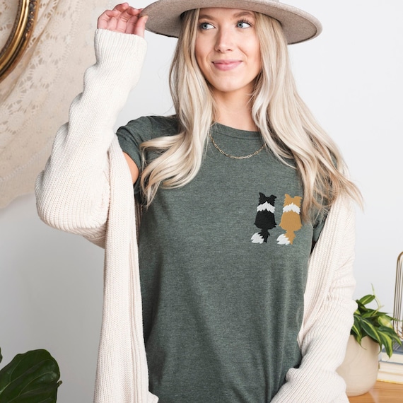 Border Collie Shirt for Dog Lover Gift for Border Collie Lover Shirt for Dog Owner Embroidery Gift For Border Collie Owner T-shit Shirt