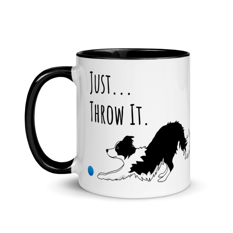 border collie mug