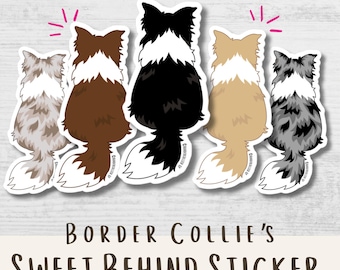 Border Collie Sticker for Dog Lover Gift for Border Collie Owner Sticker for Dog Lover Gift for Border Collie Lover Border Collie Gift Decal