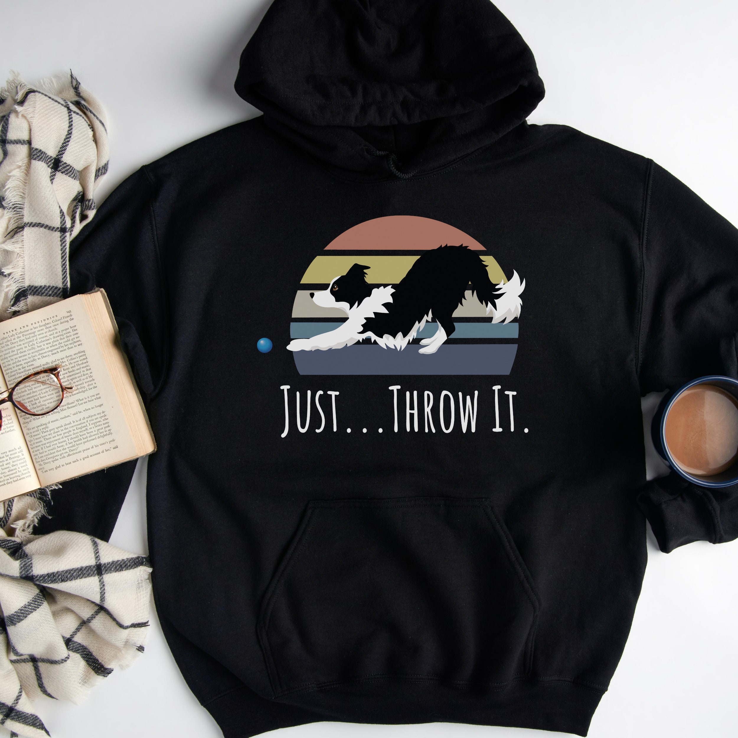 Border Collie Hoodie for Men - Etsy