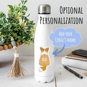 Cardigan Corgi Sticker Unique Welsh Corgi Gift Dog Lover Waterbottle Decal Laptop Dog Owner Vinyl Sticker Red Corgi with Tail Corgi Butt