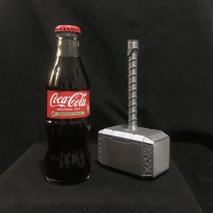 Mjolnir Bottle Opener & Bottle Cap Lifter / Made From Organic PLA Plastic / 3D Printed