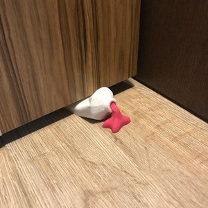 Halte Deine Türen auf spielerische Weise offen: Zahnpasta-Türstopper! /Hergestellt aus PLA Kunststoff/3D Gedruckt