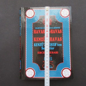 Havasu'l-Havas Ve Kenzu'l-Havas, Magic Magical Arabic Charm Havass Occul Vefq Talisman Islamic 3 New Books Turkish Language image 4