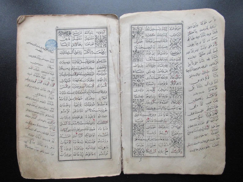 Persian Farsi Islamic Ottoman&turkish Old Printed Dictionary Book