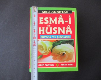 El-esma El-hüsna Prayers Havass Charm Occult Vefq book.