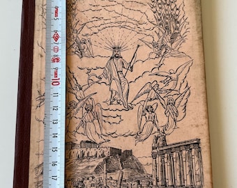Rare Ottoman Turkish Greek Greece Old Printed Antique Christian Bible (commentary) Jesus Karamanlides 1915 Book (ANHN İZEAAI ZOYXOYPOY)