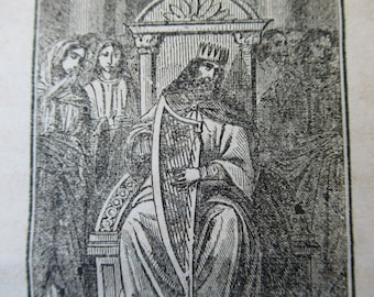 Armenian Catholic Religious Antique Old Printed COPY Book A.D 1868,  Jerusalem