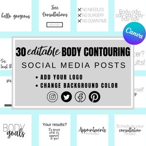 Body Contouring Social Media Post (Editable)