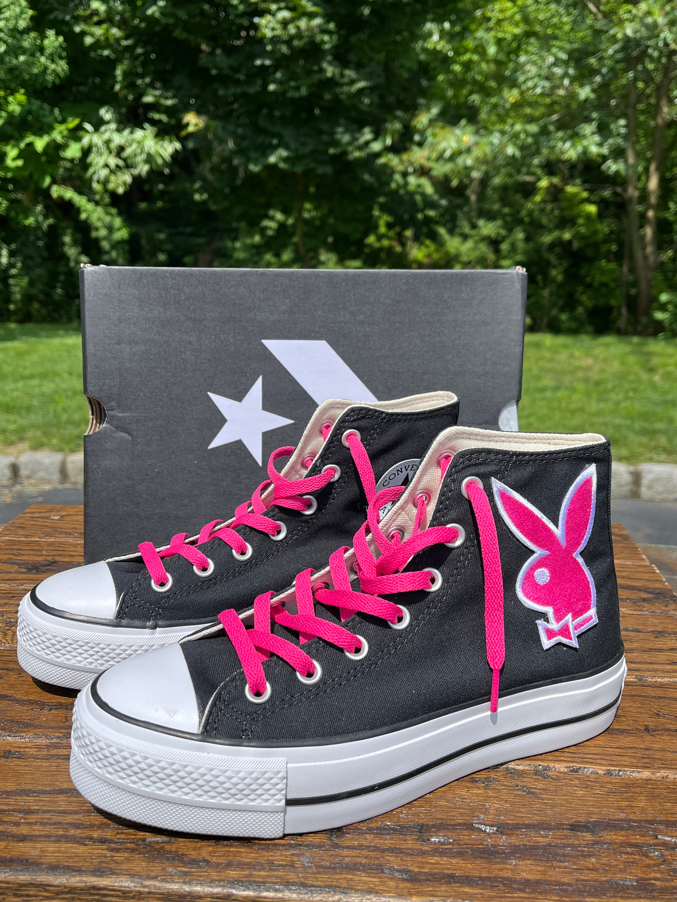 Converse, Shoes, Playboy X Louis Vuitton Custom Shoes