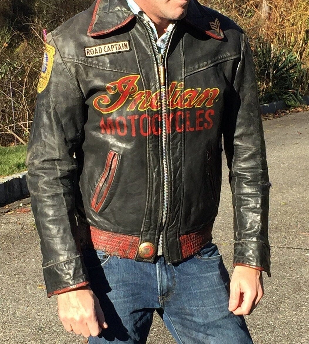 Indian Motorcycle Jacket - Etsy