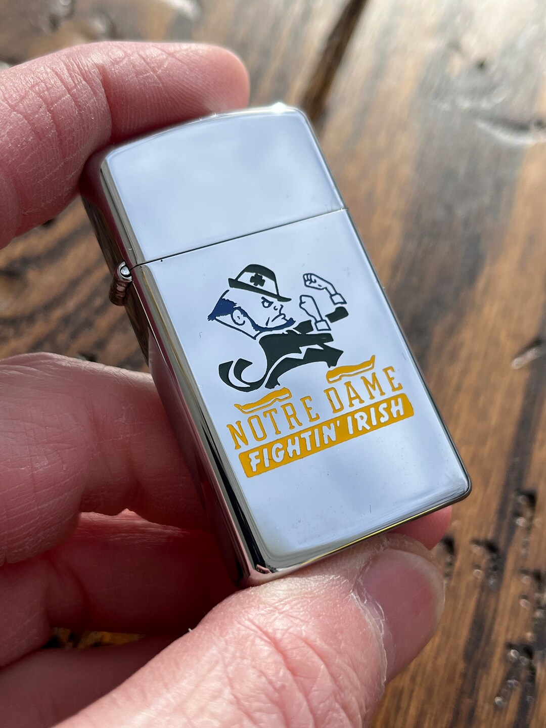 Vintage Zippo Notre Dame Themed Lighter W/box Etsy