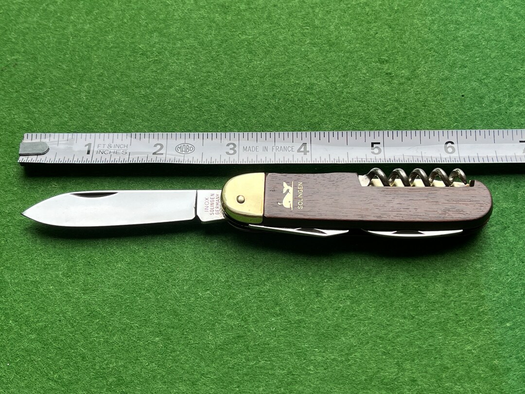 Solingen INOX Army Style Pocket Knife Etsy