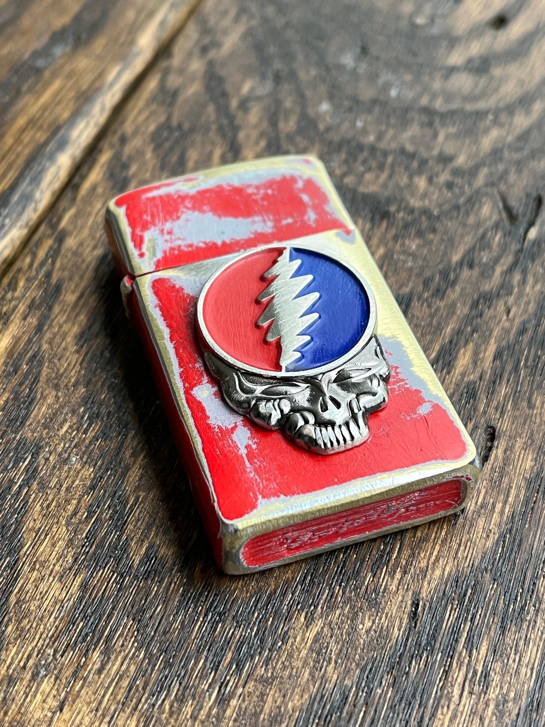 Vintage Zippo Lighter Grateful Dead Steal Your Face Themed / Etsy