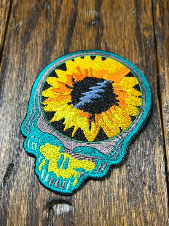 Grateful Dead Sunflower Steal Your Face Patch