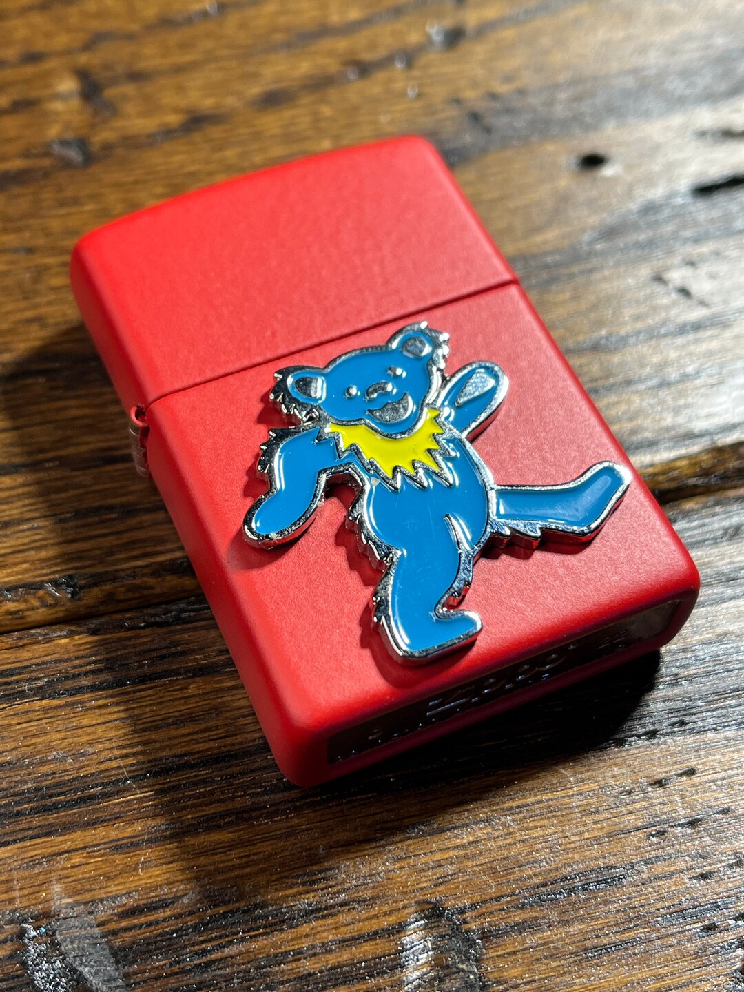 Grateful Dead Themed Zippo Lighter Dancing Bear Etsy