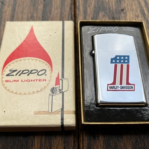 Vintage Harley Zippo - Etsy